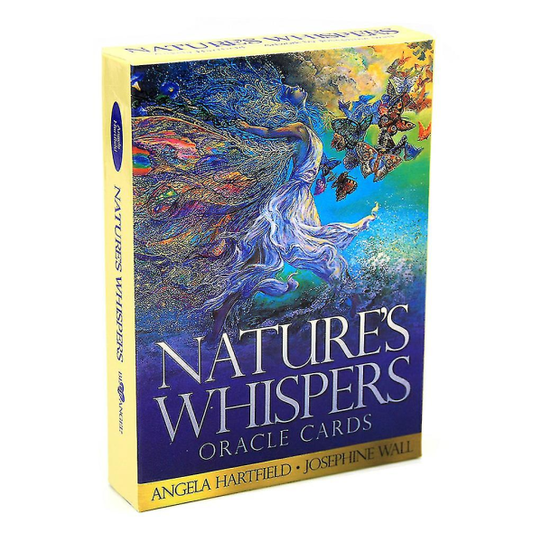 Engelsk Tarot Nature's Whispers For Oracle 50 Card Deck Divination Party Board