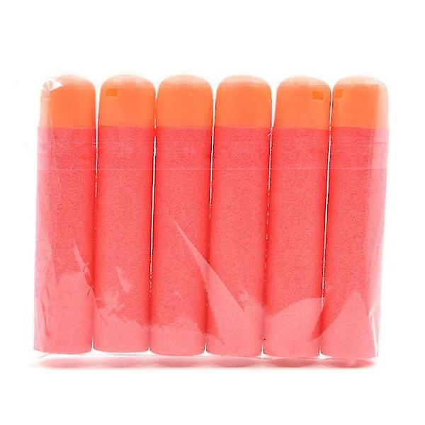 6 kpl Mega Nerf 9,5 cm punainen tarkkuuskivääri Darts Bullets Mega Foam Refill Darts Big