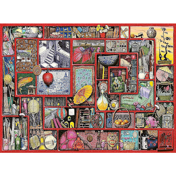 Ravensburger The Wonderful World of Colin Thompson No.1 Pussel (4 x 500 bitar)