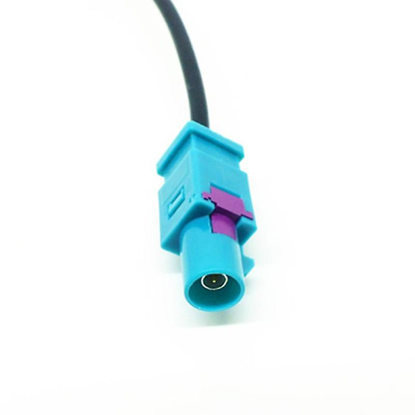 Universal Fakra til DIN Bilstereo Radio Antenneadapter Mast Antenneadapter
