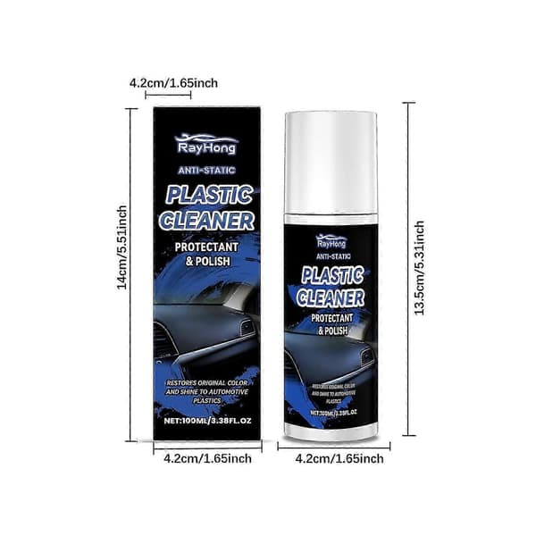 1/2/3 stk. Plexus plastrensemiddel, beskyttelsesmiddel og polermiddel 100ML 2PCS