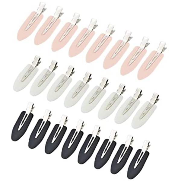 24 Pcs No Bend Hair Clips Pin Curl Clips No Crease Hair Clip for Hairs