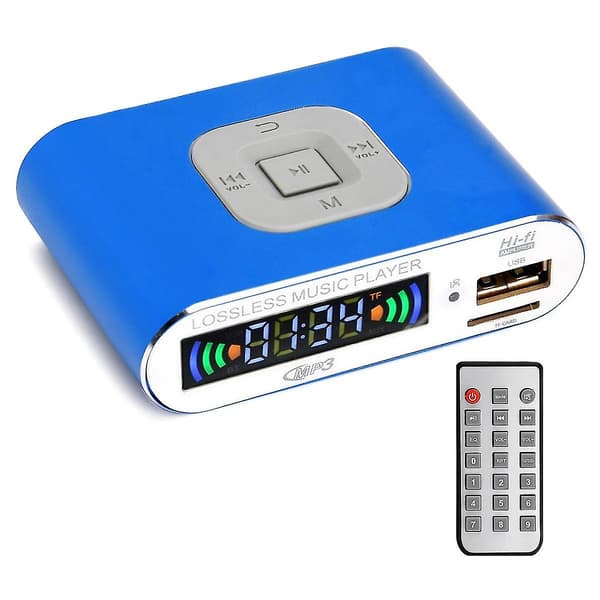 Bluetooth 5.0 lydmottaker, Mp3 digital musikkspiller, Fm R