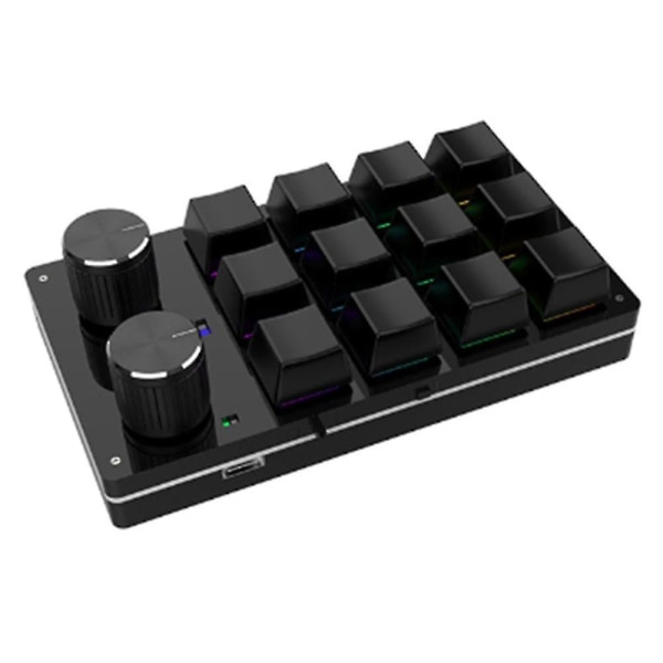 Bluetooth USB Makro Mini Tastatur 12 Taster 2 Knapper Programmering Tastatur Tilpasning Spil Mekanisk