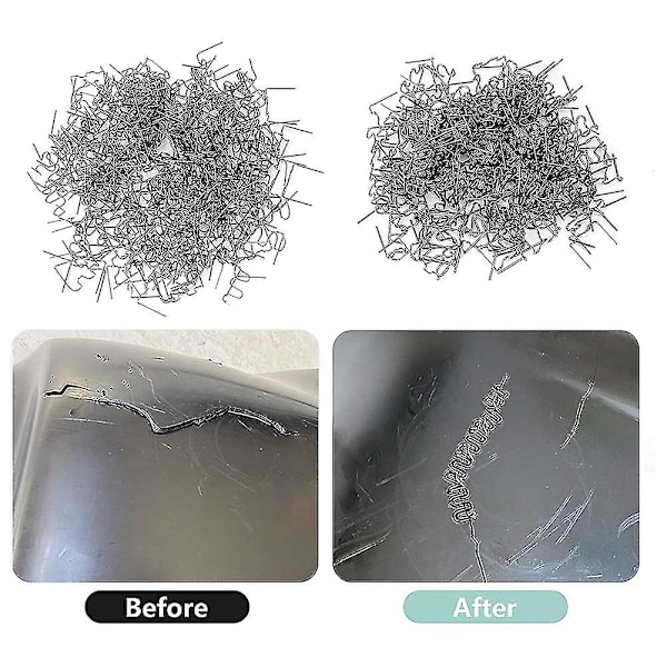 2000 stk. Plast Svejse Hot 0,8 mm 0,6 mm Plast Svejser Bølgeform Reparationssæt Til Plast Svejser Ma