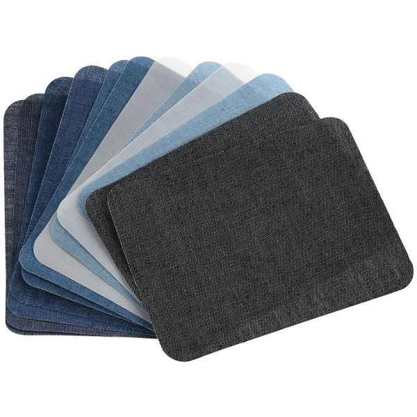 10 stk. Thermal Sticky Iron On Mending Patches Jeans Taske Hat Reparation Decor Design