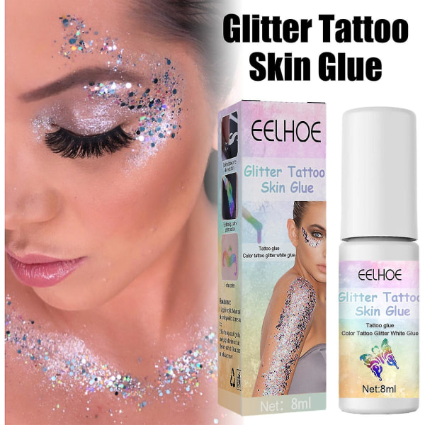 Eelhoe Glitter Tattoo Hudlim Ansigts- og Kropspleje Øjenmakeup Glitter Glitt