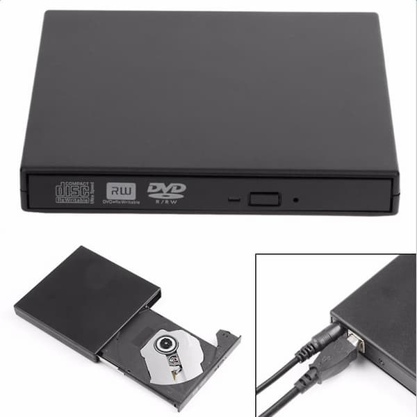 Eksternt Cd-drev, Usb 2.0 Bærbar Cd-drev Til Bærbar Computer Desktop Pc