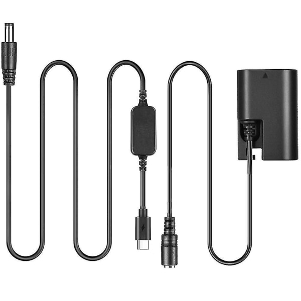 Lp-e6 E6n Ack-e6 -e6 Dummy Batteri&dc Bank Usb-c Kabel For 6d 7d 60d 70d 80d 90d R R5 R6 5ds Mark I
