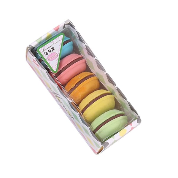 5 kpl / erä Candy Color Macaroon -pyyhekumi Opiskelija Taiteilijatarvikkeet