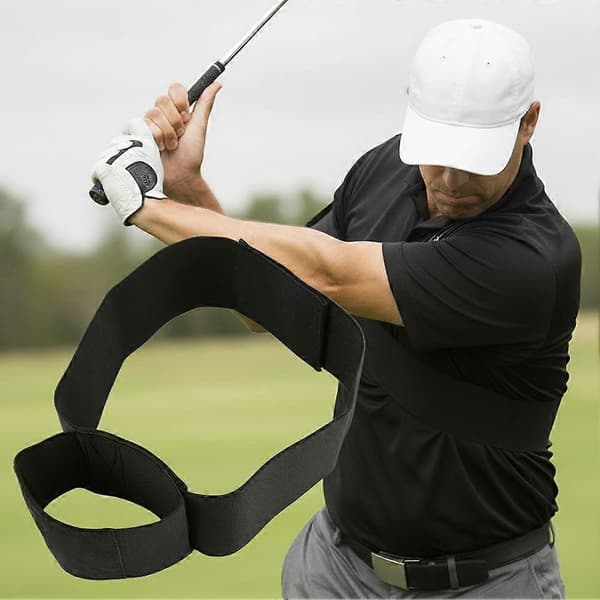 Golfsving Armforbindelsesbånd Nylon Elastisk Golfsving Træningshjælpemiddel