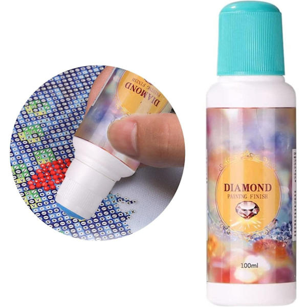 Malingsfinish-forsegler | Permanent glansforsegler for malingsfinish og puslespill, 5D malingsfinish-forseglerlim, 100ML