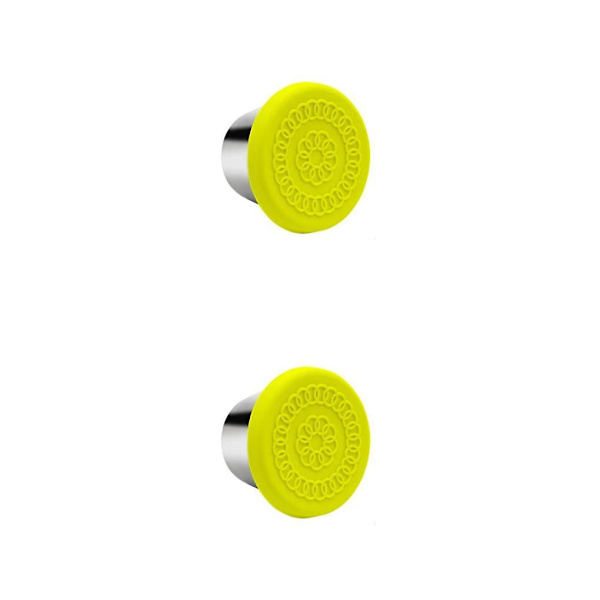1/2/3/5 Bred Stålkop Dressingbeholder Forsegling Salatdressing Kopper Yellow lid 2PCS