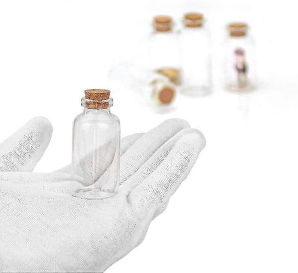48 stk. 25 ml Mini Glassflasker Med Kork