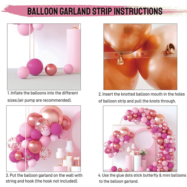 Tropisk Flamingo Ballongbågsgirlang Kit 40\" Flamingo Ball