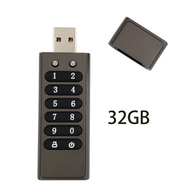 32/64/128/256gb kryptert Usb3.0 Flash Drive Maskinvare Passord Memory Stick