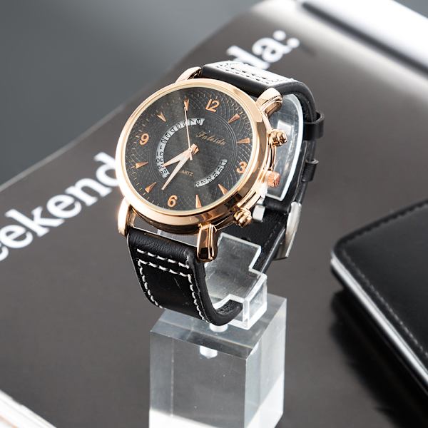 Fars Dag Present - Herrklocka Presentask black