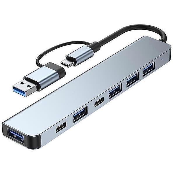 2217TU 7-i-1 Laptop Tablet USB-hubb Expansionsdocka USB 3.0 / USB-C Multiportadapter