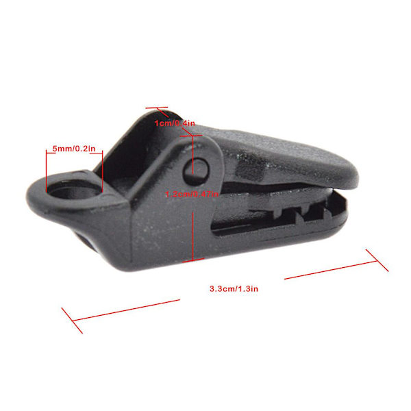 30 stk. teltklemmer for camping, piknikmarkiseklips