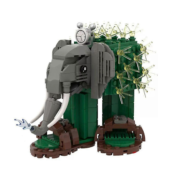 Statuette Italian Brain Red - Set 8 Pezzi Animali 3D Per Collezione - Foto 13