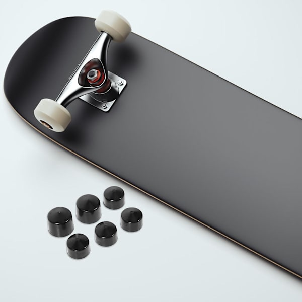2 Sæt Skateboard Longboard Truck Udskiftning Pivot Cups Hardware Udendørs Skateboarding Longboard Dele Genopbygnings Sæt Sort