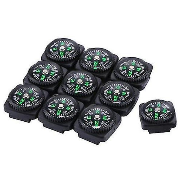 10 st armbandsurvivalkompass mini bärbar nödöverlevnad navigering resekit