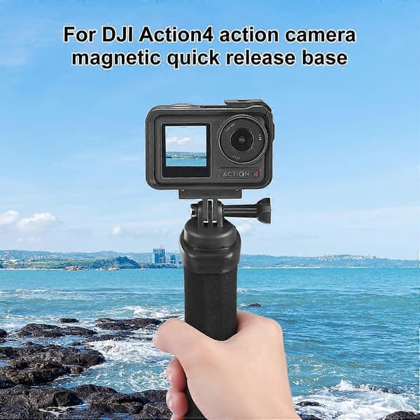 PULUZ Magnetisk Hurtigutløserbase For DJI Osmo Action 5 Pro / 4 / 3