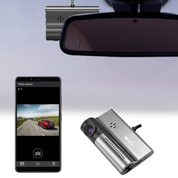 Dash Cam 1080p Wifi Ultra Hd Car Dash Cam Front Dash Camera til biloptager med nattesyn