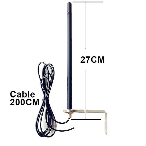 Utomhus 433,92 mhz antenn med Rg174 kabel garageport Fjärrkontroll Signalförbättringsantenn