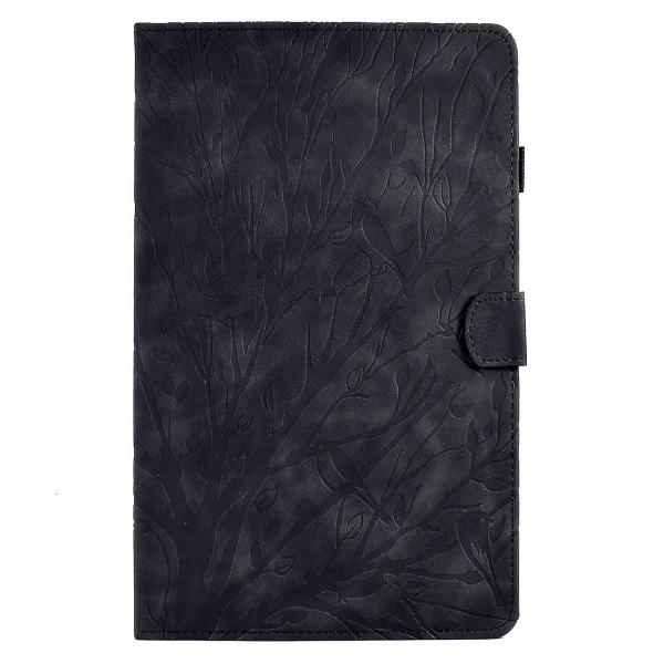 För Samsung Galaxy Tab A 10.1 (2016) T580 T585 Pu-läderfodral för case med tryckt cover Black
