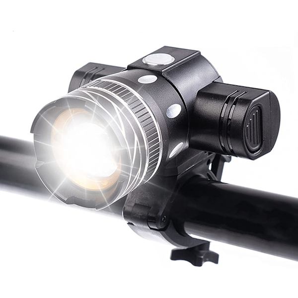 Sterkeste LED-sykkellys, Ladbar, LED-forlykt for sykkel