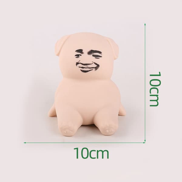 Elastisk Svampe Blød Udtryk Pakke Dekompression Legetøj Udluftningsdukke beige emoticon pack