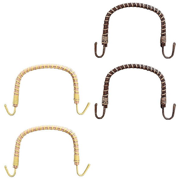 4 stk Japansk Tekande Knaphåndtag Keramiske Tekander Rattan Håndtag Tekande Håndtag Udskiftning Keramik Tekander Håndtag