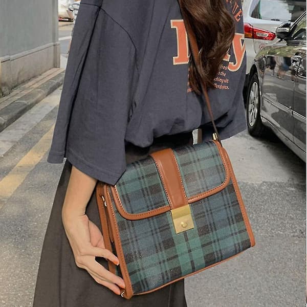 Retro Klassisk Messenger Bag Koreansk Versjon