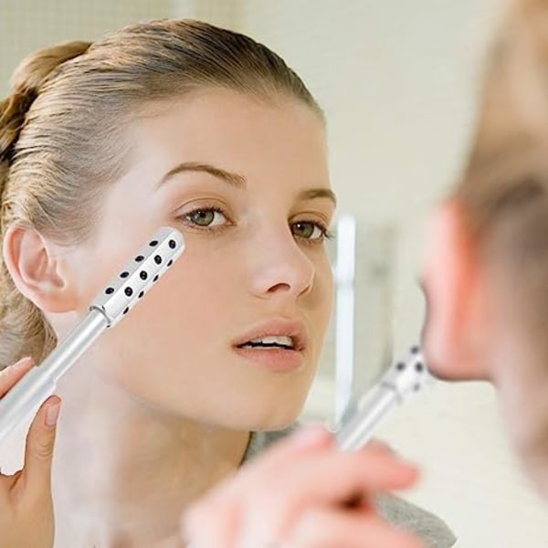 Skønhedsmassager Germanium Roller Opløftende værktøj til ansigtskropshudpleje silver beauty stick