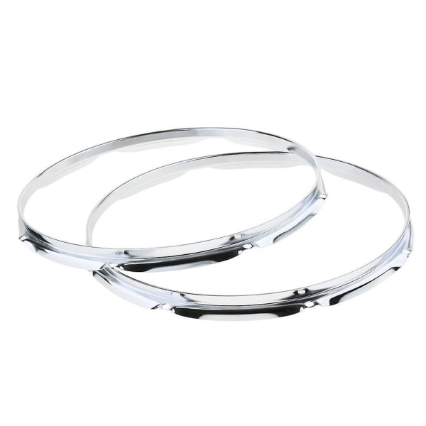 1 Pair Iron  Tom Drum Hoop Ring Rim 12inch 6 Holes