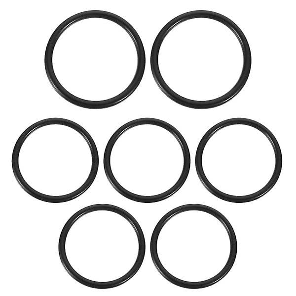 7 stk. sorte ringer krystall syngeskål tilbehør tibetansk B