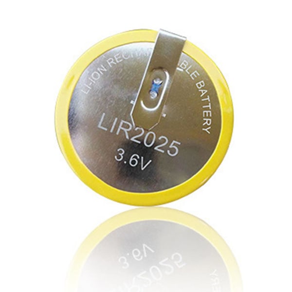 Lir2025 3,6v fjärrknappsbatteri för larm Dynamiska tokens medicinsk utrustning