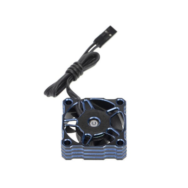30mmx30mm 25000rpm højhastigheds metalkøleventilator til 1/8 1/10 1/12 Arrma Redcat Rc bil, blå