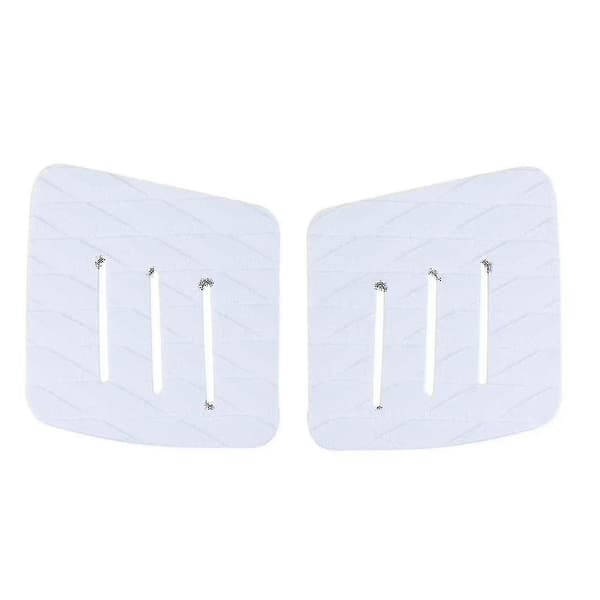 9-delad Eva Surfbräda Traction Pad Surf Longboard Pad Halkskydd, vit