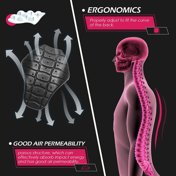 Universal motorsykkel ryggbeskyttelse plug-in for racing dress