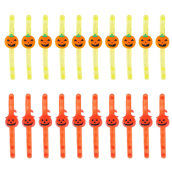 10 kpl Valo Led Rannekkeet Hohtaa Pimeässä Halloween Osapuoli
