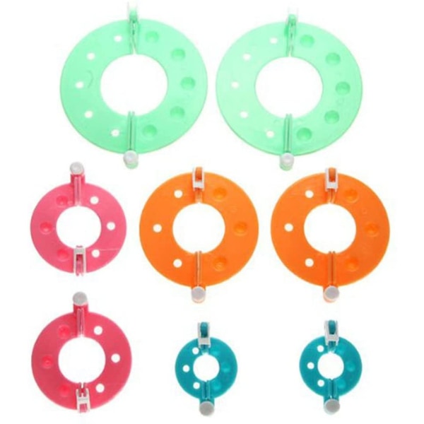 Pompom Maker Kit  4 storlekar Pom Pom Making Tool Set, Enkelt sätt att göra