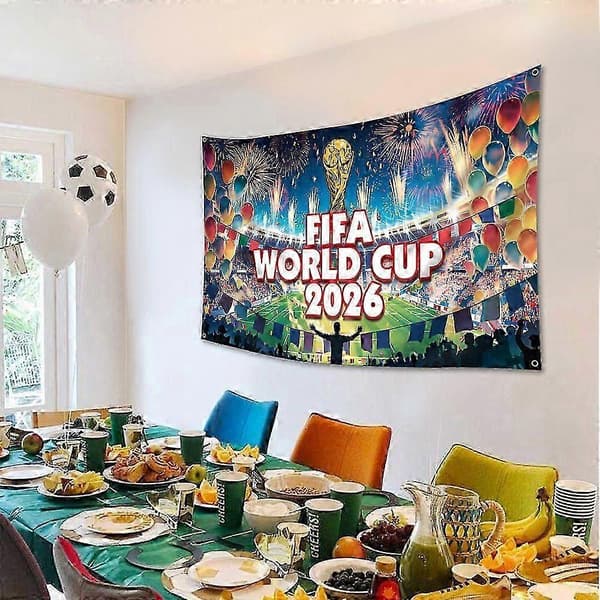 VM 2026 - 1: Hengende Flaggbanner 60*90cm