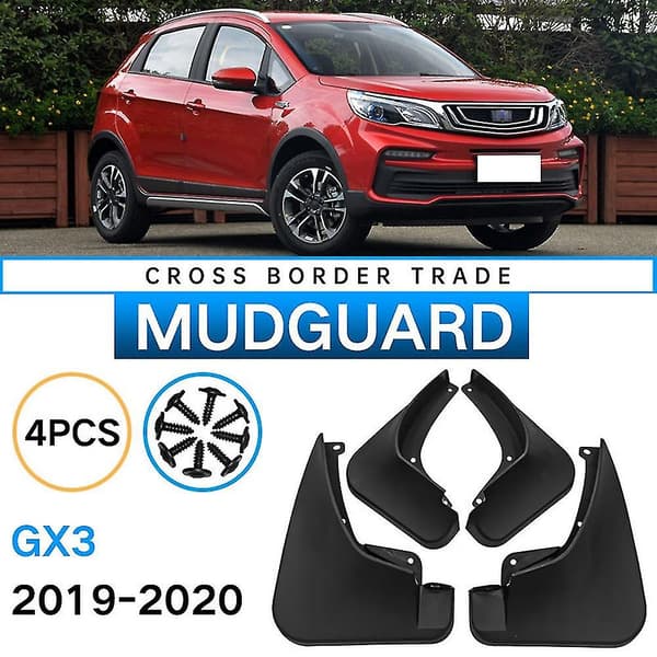 Bilskærme til Geely Gx3 2019-2020 Stænklapper Stænklapper Biltilbehør