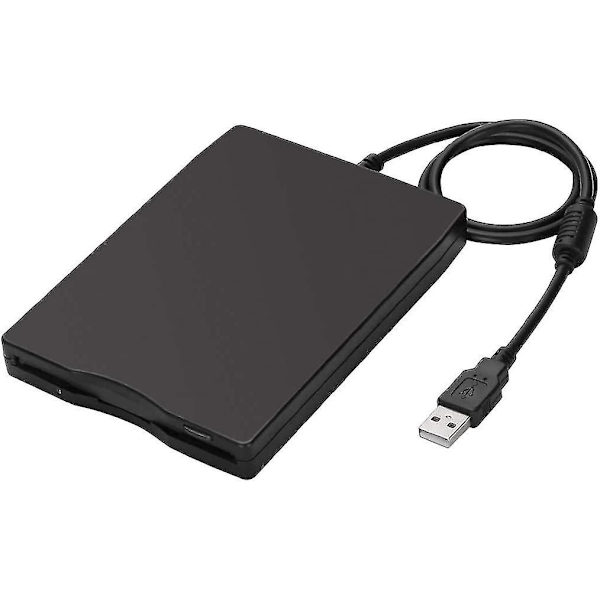 Usb Floppy Drive, Usb eksternt Floppy Disk Drive 1,44 Mb Slim Plug And
