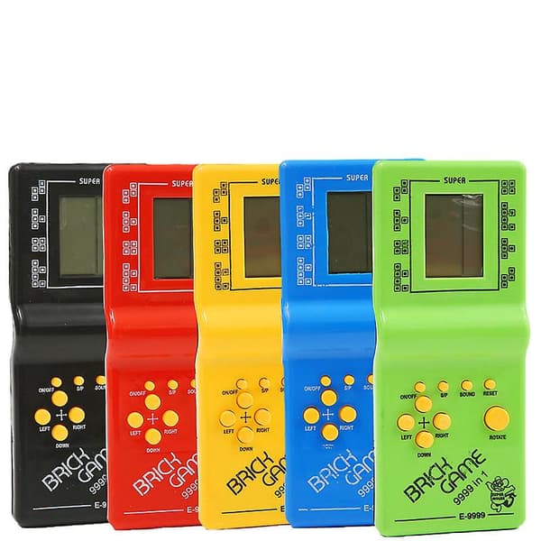 Elektronisk Brick Game-konsol LCD Handheld Spel Handhållen Klassisk Brick Game
