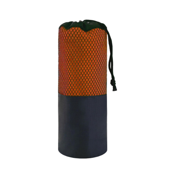 Handduk 1 par dubbelsidig sammet snabbtorkande handduk, ultrafina fiber sport handduk, absorberande bärbar yoga fitness handduk orange