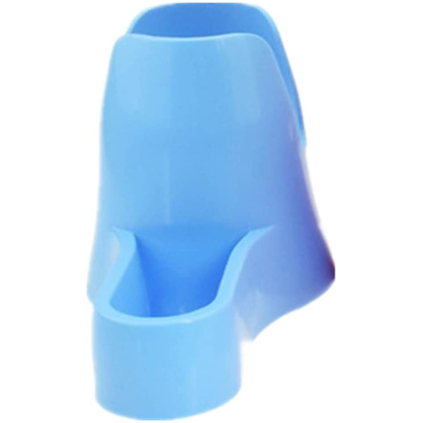 3 i 1 Hamster Hängande Vattenflaska Husdjur Automatisk Dispenser med Bas för Hamster Möss Igelkott (80ml, Blå) blue