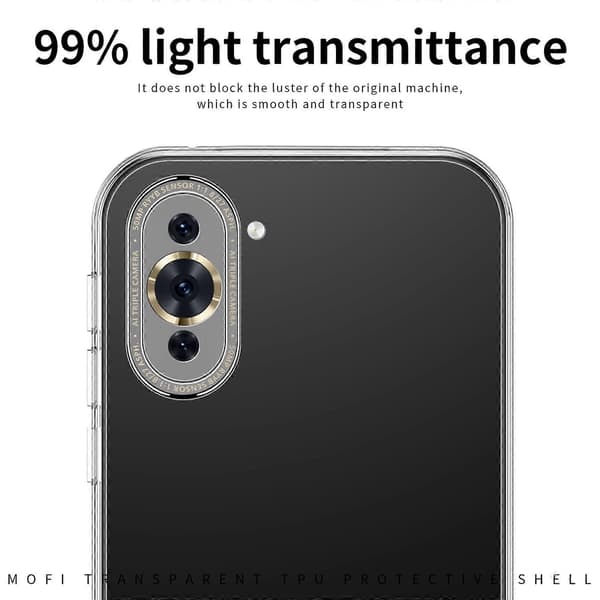 Transparent TPU-deksel for Huawei Nova 10 Pro
